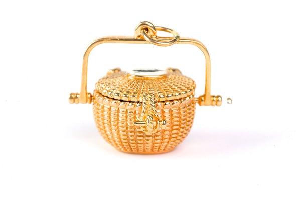 Gold Nantucket Lightship Basket