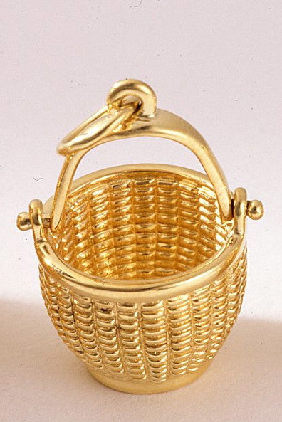 14K Interior Weave Basket 11/16