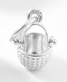 Sterling Silver Nest Open Basket 1/4