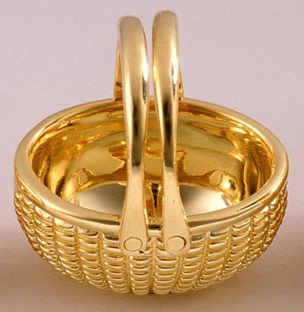 14k Oval Open Basket 7/8